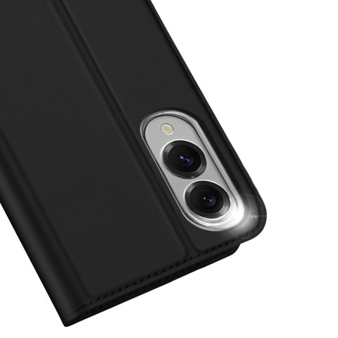 Etui Dux Ducis Skin Pro na Samsung Galaxy S25 Edge z klapką i miejscem na kartę - czarne Etui Dux Ducis Skin Pro na Samsung Galaxy S25 Edge z klapką i miejscem na kartę - czarne