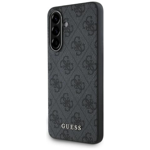 Etui Guess 4G Metal Gold Logo na Samsung Galaxy A56 - czarne Etui Guess 4G Metal Gold Logo na Samsung Galaxy A56 - czarne