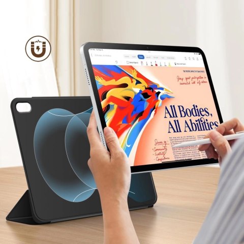 Etui Tech-Protect Smartcase Magnetic na iPad 10.9" 2022 / iPad 11" 2025 - czarne
