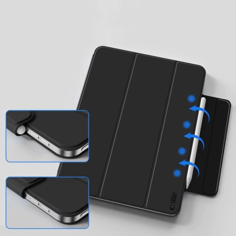 Etui Tech-Protect Smartcase Magnetic na iPad Air 13" 2024 / 2025 - czarne