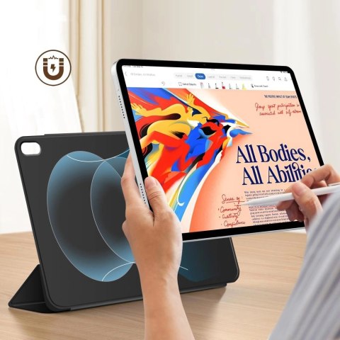 Etui Tech-Protect Smartcase Magnetic na iPad Air 13" 2024 / 2025 - czarne