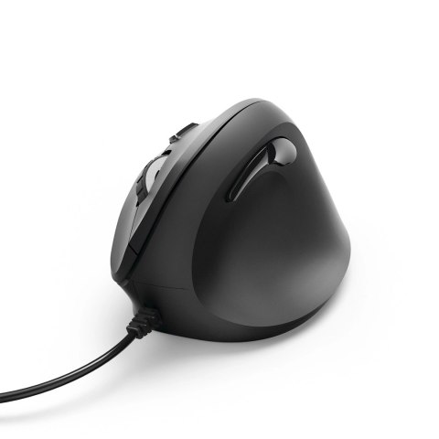 Mysz przewodowa Hama EMC-500 ergonomiczna, pionowa - czarna