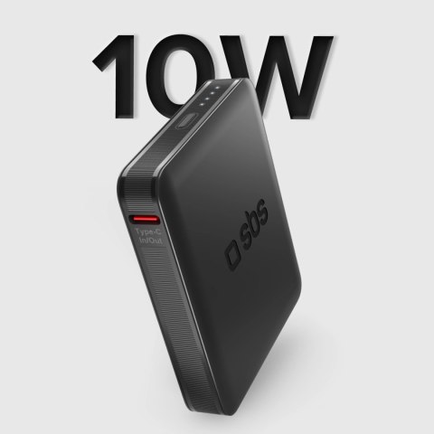 Powerbank SBS NanoTube 5000 mAh High-Density - czarny Powerbank SBS NanoTube 5000 mAh High-Density - czarny