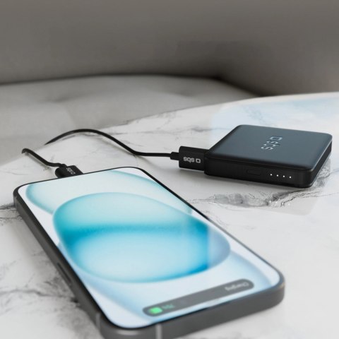 Powerbank SBS NanoTube 5000 mAh High-Density - czarny Powerbank SBS NanoTube 5000 mAh High-Density - czarny