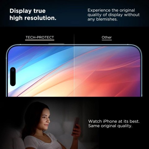 Szkło hartowane Tech-Protect Quick Set+ 2-pack na iPhone 16 Pro Max Szkło hartowane Tech-Protect Quick Set+ 2-pack na iPhone 16 Pro Max