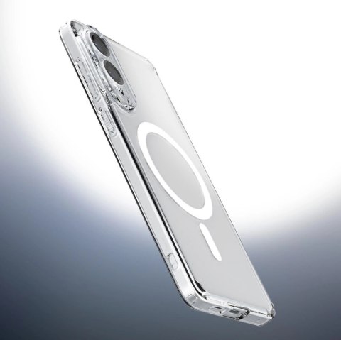 Etui Spigen Ultra Hybrid Mag z MagSafe na Samsung Galaxy S25 Edge - przezroczyste