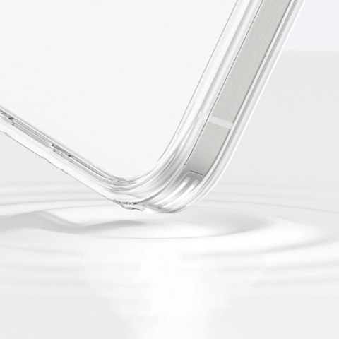 Etui silikonowe AMAZINGTHING Minimal Mag Case z pierścieniem magnetycznym do iPhone 16 Pro Max - przezroczyste