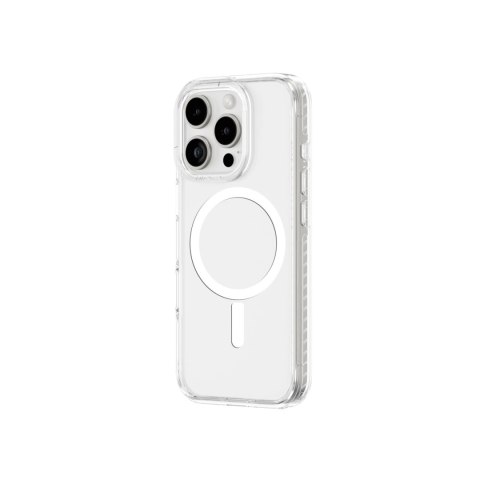 Etui silikonowe AMAZINGTHING Titan Pro Mag Case z pierścieniem magnetycznym do iPhone 16 Pro Max - przezroczyste