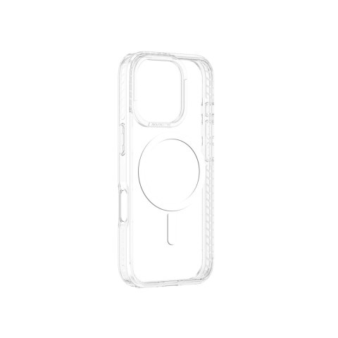 Etui silikonowe AMAZINGTHING Titan Pro Mag Case z pierścieniem magnetycznym do iPhone 16 Pro Max - przezroczyste