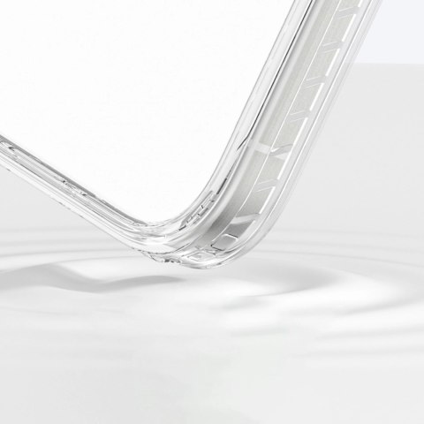 Etui silikonowe AMAZINGTHING Titan Pro Mag Case z pierścieniem magnetycznym do iPhone 16 Pro - przezroczyste