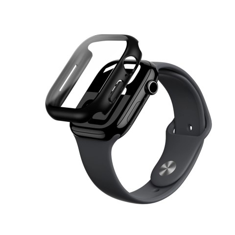 Etui ze szkłem hartowanym AMAZINGTHING Radix Glass do Apple Watch 46mm - czarne Etui ze szkłem hartowanym AMAZINGTHING Radix Glass do Apple Watch 46mm - czarne