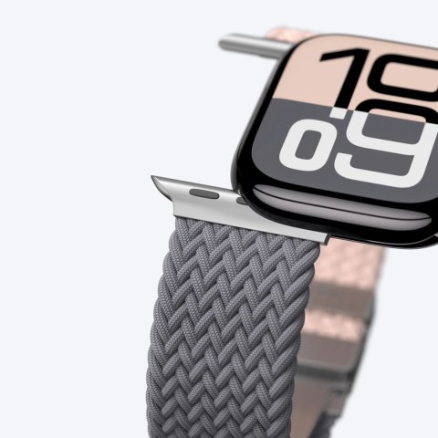 Zestaw 2 pasków AMAZINGTHING Blend Band do Apple Watch 45 / 46 / 49 mm - różowo-szary / różowy
