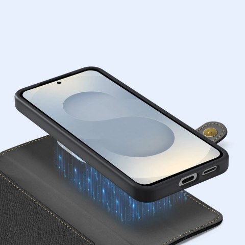 Etui Dux Ducis Lawa z MagSafe na Samsung Galaxy S25 Edge - czarne