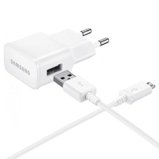 Ładowarka sieciowa Samsung EP-TA50EWE 8W USB-A z kablem microUSB ECB-DU4AWE (Bulk - opakowanie zastępcze) - biała