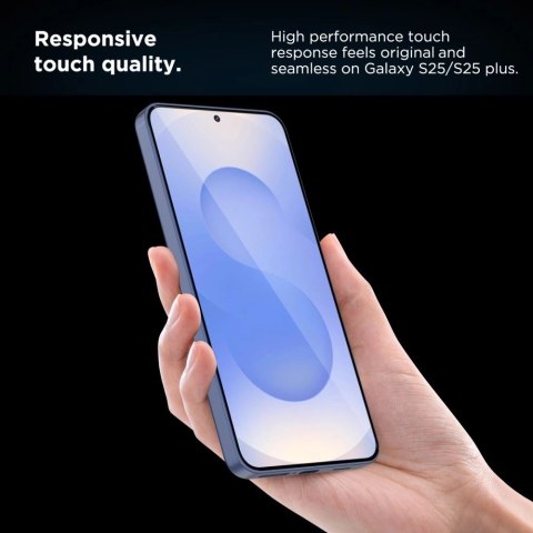 Szkło hartowane Tech-Protect Quick Set+ na Samsung Galaxy S25 - przezroczyste