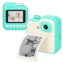 Aparat fotograficzny natychmiastowy drukarka termiczna + wkłady karta 32GB zielony Aparat fotograficzny natychmiastowy drukarka termiczna + wkłady karta 32GB zielony