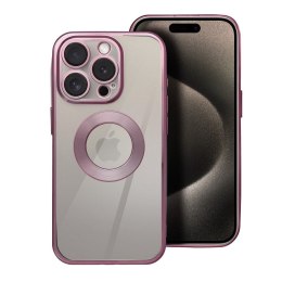 Futerał GLAM do IPHONE 14 pudrowy róż