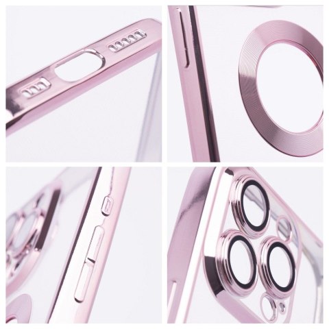 Futerał GLAM do IPHONE 16 Pro pudrowy róż Futerał GLAM do IPHONE 16 Pro pudrowy róż