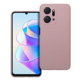 Futerał SILICONE 2mm do HONOR X7A pudrowy róż