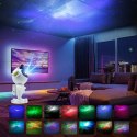 Projektor gwiazd astronauta z głośnikiem bluetooth X2501 biały Projektor gwiazd astronauta z głośnikiem bluetooth X2501 biały