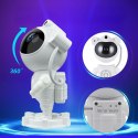 Projektor gwiazd astronauta z głośnikiem bluetooth X2501 biały Projektor gwiazd astronauta z głośnikiem bluetooth X2501 biały