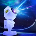 Projektor gwiazd astronauta z głośnikiem bluetooth X2501 biały Projektor gwiazd astronauta z głośnikiem bluetooth X2501 biały