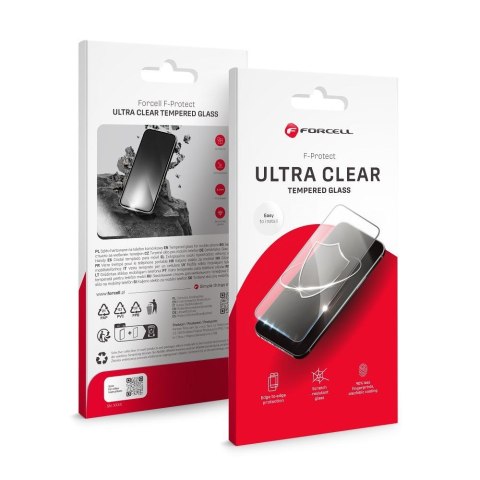 Szkło hartowane iPhone 7 / 8 / SE 2020 / SE 2022 Forcell Ultra Clear Glass czarne
