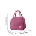 Torba termiczna izolacyjna typu lunch box RC-K-1079 różowa Torba termiczna izolacyjna typu lunch box RC-K-1079 różowa