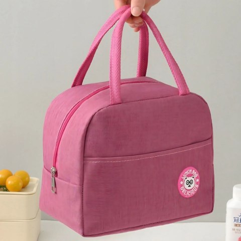 Torba termiczna izolacyjna typu lunch box RC-K-1079 różowa Torba termiczna izolacyjna typu lunch box RC-K-1079 różowa