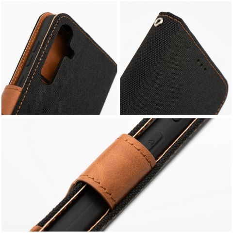 Kabura JEANS Book do SAMSUNG A10 czarny Kabura JEANS Book do SAMSUNG A10 czarny