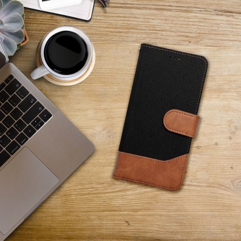 Kabura JEANS Book do SAMSUNG A56 5G czarny Kabura JEANS Book do SAMSUNG A56 5G czarny