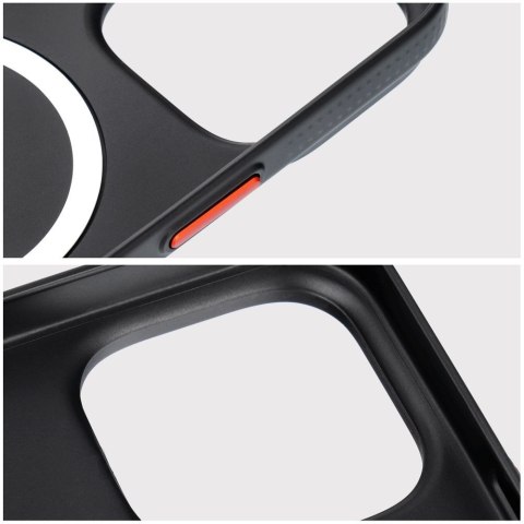 Futerał SIMPLY kompatybilny z MagSafe do IPHONE 15 tytan czarny Futerał SIMPLY kompatybilny z MagSafe do IPHONE 15 tytan czarny