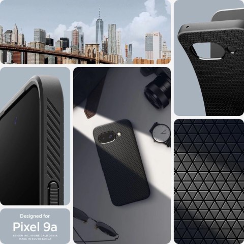 Etui Spigen Liquid Air na Google Pixel 9A - czarny mat