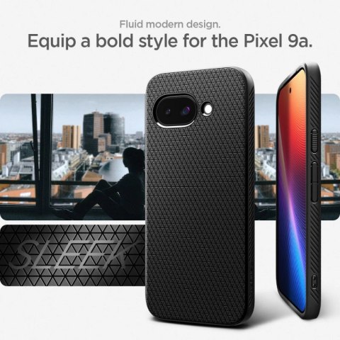 Etui Spigen Liquid Air na Google Pixel 9A - czarny mat