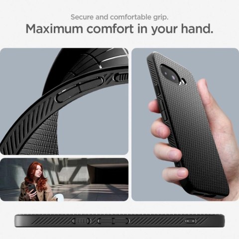Etui Spigen Liquid Air na Google Pixel 9A - czarny mat