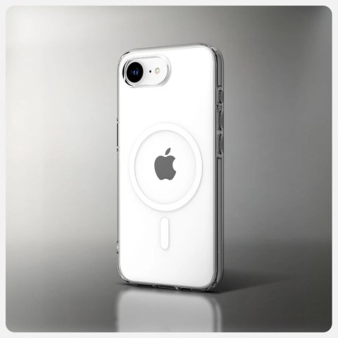 Etui Spigen Liquid Crystal Mag MagSafe na iPhone 16e - przezroczyste