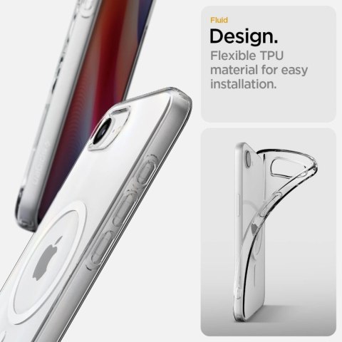 Etui Spigen Liquid Crystal Mag MagSafe na iPhone 16e - przezroczyste