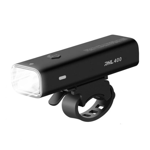 Lampka rowerowa przednia Rockbros 24310006001 400 lm + kabel micro USB - USB-A - czarna Lampka rowerowa przednia Rockbros 24310006001 400 lm + kabel micro USB - USB-A - czarna