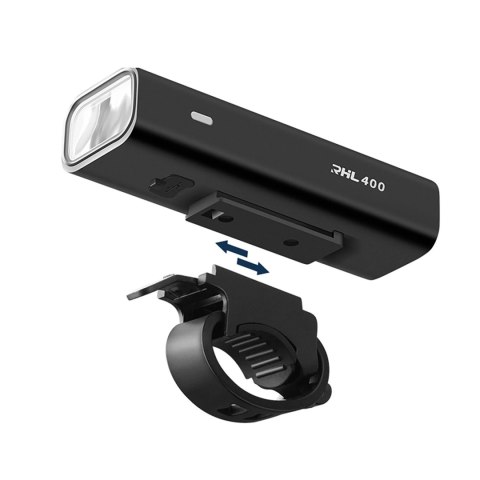Lampka rowerowa przednia Rockbros 24310006001 400 lm + kabel micro USB - USB-A - czarna Lampka rowerowa przednia Rockbros 24310006001 400 lm + kabel micro USB - USB-A - czarna
