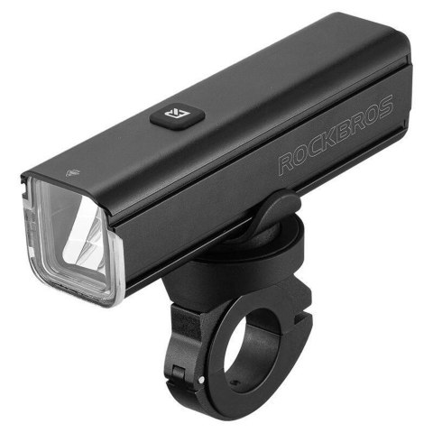 Lampka rowerowa przednia Rockbros 24610002001 1000 lm + kabel USB-C - USB-A - czarna Lampka rowerowa przednia Rockbros 24610002001 1000 lm + kabel USB-C - USB-A - czarna