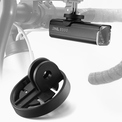 Lampka rowerowa przednia Rockbros 24610002001 1000 lm + kabel USB-C - USB-A - czarna Lampka rowerowa przednia Rockbros 24610002001 1000 lm + kabel USB-C - USB-A - czarna