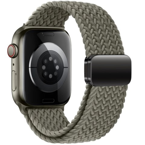 Pasek Tech-Protect Nylonmag do Apple Watch 4 / 5 / 6 / 7 / 8 / 9 / SE / Ultra 1 / 2 (42 / 44 / 45 / 49 MM) - zielony Pasek Tech-Protect Nylonmag do Apple Watch 4 / 5 / 6 / 7 / 8 / 9 / SE / Ultra 1 / 2 (42 / 44 / 45 / 49 MM) - zielony