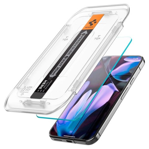 Szkło hartowane Spigen Glas.tR EZ Fit z aplikatorem na Google Pixel 9 Pro XL (2 szt.)