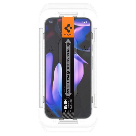 Szkło hartowane Spigen Glas.tR EZ Fit z aplikatorem na Google Pixel 9 Pro XL (2 szt.)