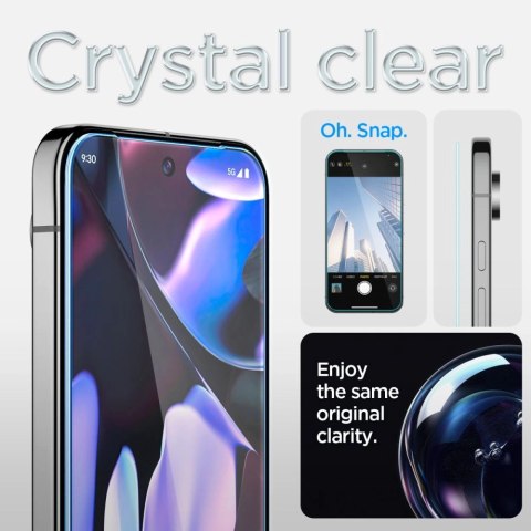 Szkło hartowane Spigen Glas.tR EZ Fit z aplikatorem na Google Pixel 9 Pro XL (2 szt.)