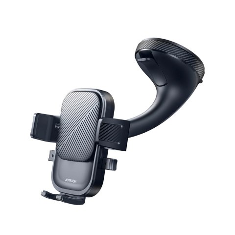 Uchwyt Joyroom JR-OK6 zaciskowy na telefon na szybę - czarny Uchwyt Joyroom JR-OK6 zaciskowy na telefon na szybę - czarny