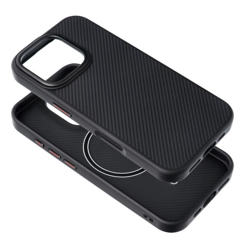 Carbon Elite Mag Cover kompatybilny z MagSafe pasuje do IPHONE 15 PLUS czarny Carbon Elite Mag Cover kompatybilny z MagSafe pasuje do IPHONE 15 PLUS czarny