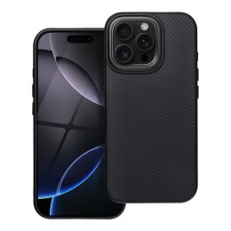 Carbon Elite Mag Cover kompatybilny z MagSafe pasuje do IPHONE 16 PRO czarny