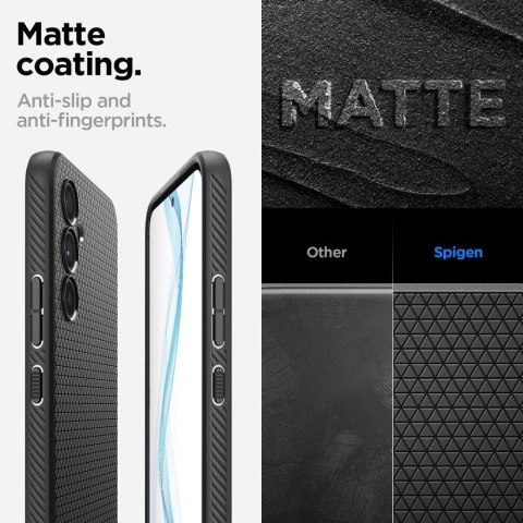 Etui Spigen Liquid Air na Samsung Galaxy A54 5G - czarny mat