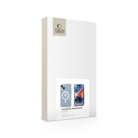 Etui Tech-Protect FlexAir MagSafe na iPhone 13 / 14 - przezroczyste